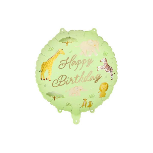 Picture of FOIL BALLOON HAPPY BIRTHDAY SAFARI 18 INCH